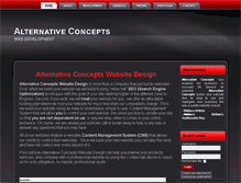 Tablet Screenshot of alternativeconcepts.com